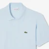 L.12.12 Light Piqué-polo met klassieke pasvorm voor heren
