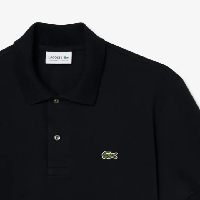 L.12.12 Light Piqué-polo met klassieke pasvorm voor heren