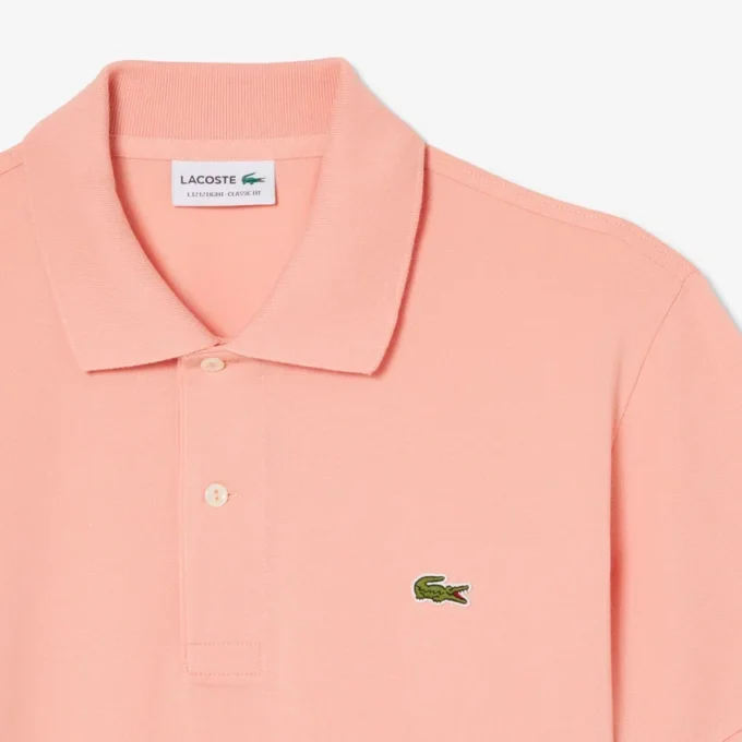 L.12.12 Light Piqué-polo met klassieke pasvorm voor heren