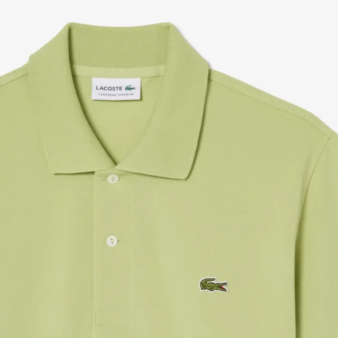 L.12.12 Light Piqué-polo met klassieke pasvorm voor heren