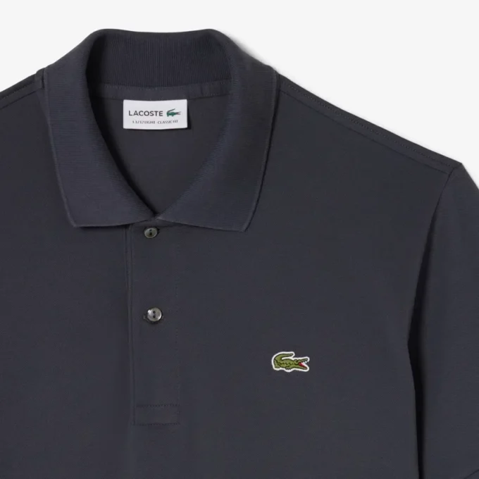 L.12.12 Light Piqué-polo met klassieke pasvorm voor heren