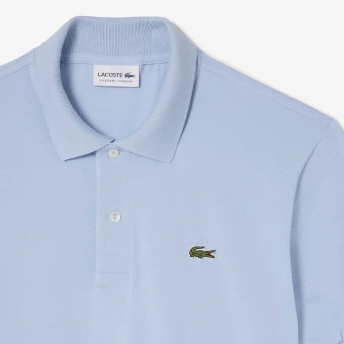 L.12.12 Light Piqué-polo met klassieke pasvorm voor heren