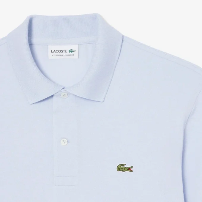 L.12.12 Light Piqué-polo met klassieke pasvorm voor heren