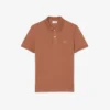 L.12.12 Piqué-polo voor heren met slanke pasvorm