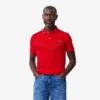 L.12.12 Piqué-polo voor heren met slanke pasvorm