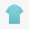L.12.12 Piqué-polo voor heren met slanke pasvorm