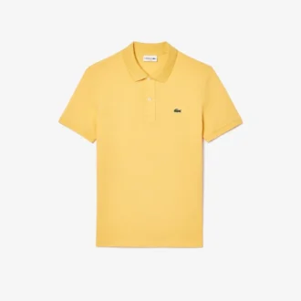 L.12.12 Piqué-polo voor heren met slanke pasvorm