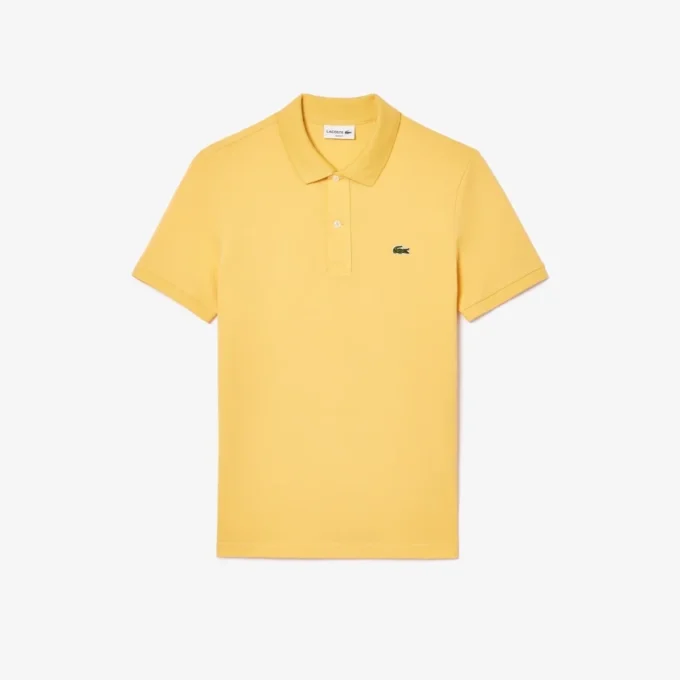 L.12.12 Piqué-polo voor heren met slanke pasvorm