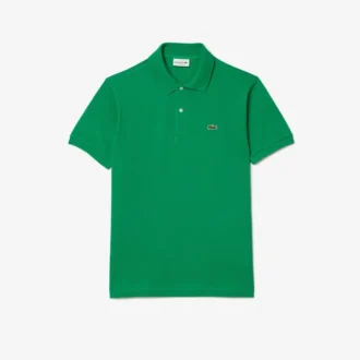 L.12.12 Piqué-polo voor heren met slanke pasvorm
