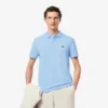 L.12.12 Piqué-polo voor heren met slanke pasvorm