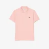 L.12.12 Piqué-polo voor heren met slanke pasvorm