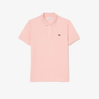 L.12.12 Piqué-polo voor heren met slanke pasvorm