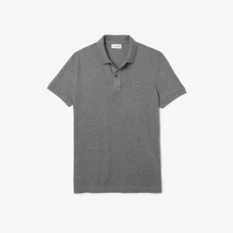 L.12.12 Piqué-polo voor heren met slanke pasvorm