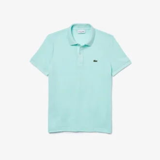 L.12.12 Piqué-polo voor heren met slanke pasvorm