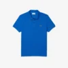 L.12.12 Piqué-polo voor heren met slanke pasvorm