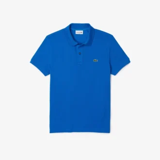 L.12.12 Piqué-polo voor heren met slanke pasvorm