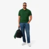 L.12.12 Piqué-polo voor heren met slanke pasvorm
