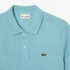 L.12.12 Piqué-polo voor heren met slanke pasvorm