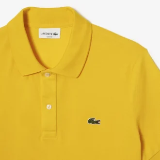 L.12.12 Piqué-polo voor heren met slanke pasvorm