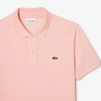L.12.12 Piqué-polo voor heren met slanke pasvorm