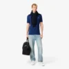L.12.12 Piqué-polo voor heren met slanke pasvorm