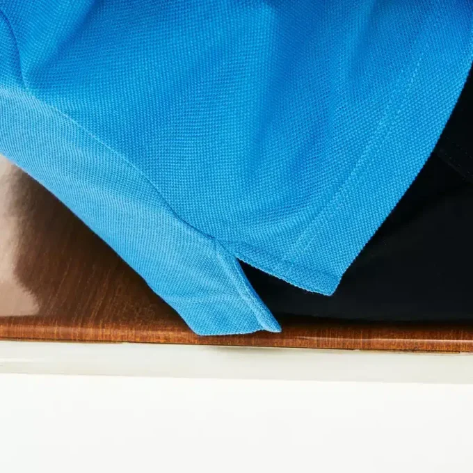 L.12.12 Piqué-polo voor heren met slanke pasvorm
