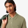 L.12.12 Piqué-polo voor heren met slanke pasvorm