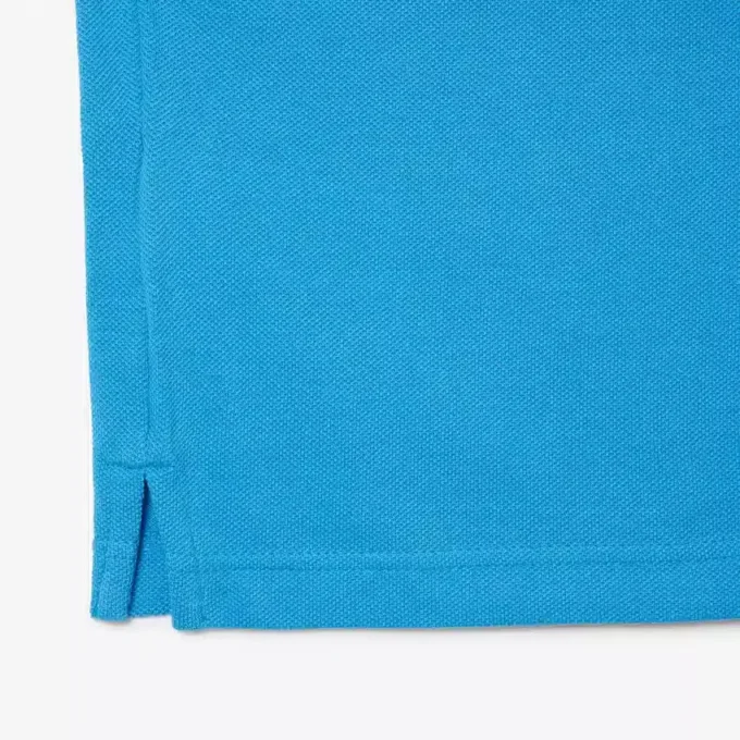 L.12.12 Piqué-polo voor heren met slanke pasvorm