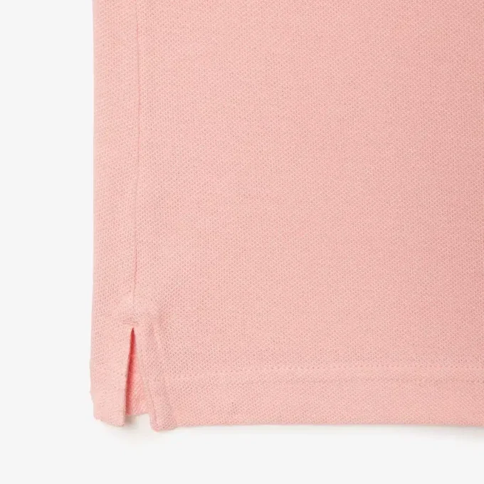 L.12.12 Piqué-polo voor heren met slanke pasvorm