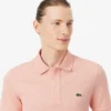 L.12.12 Piqué-polo voor heren met slanke pasvorm
