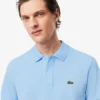 L.12.12 Piqué-polo voor heren met slanke pasvorm