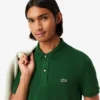 L.12.12 Piqué-polo voor heren met slanke pasvorm