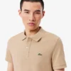 L.12.12 Piqué-polo voor heren met slanke pasvorm