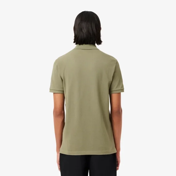 L.12.12 Piqué-polo voor heren met slanke pasvorm