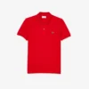 L.12.12 Piqué-polo voor heren met slanke pasvorm