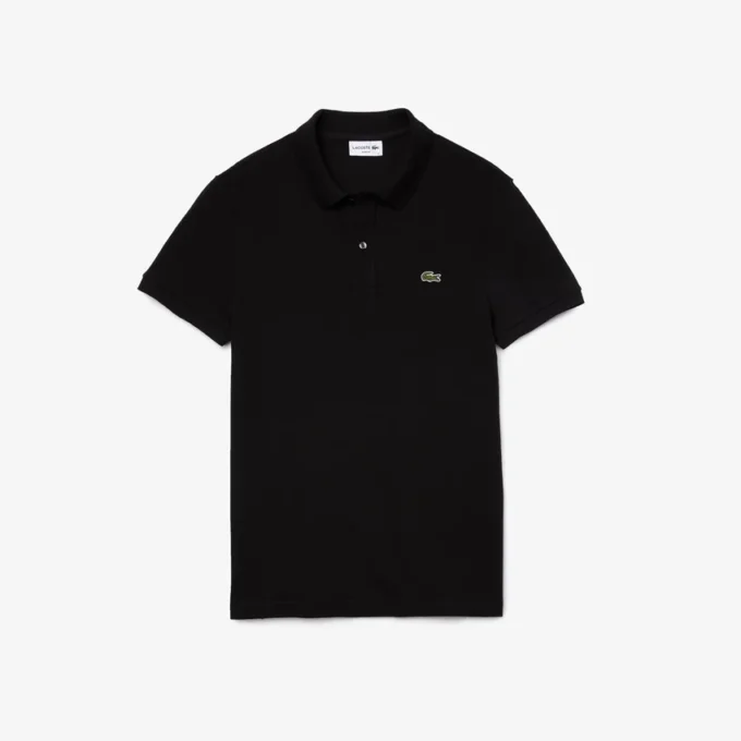 L.12.12 Piqué-polo voor heren met slanke pasvorm