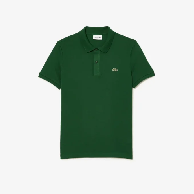 L.12.12 Piqué-polo voor heren met slanke pasvorm