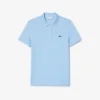 L.12.12 Piqué-polo voor heren met slanke pasvorm