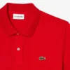 L.12.12 Piqué-polo voor heren met slanke pasvorm
