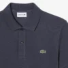 L.12.12 Piqué-polo voor heren met slanke pasvorm