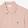 L.12.12 Piqué-polo voor heren met slanke pasvorm