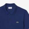 L.12.12 Piqué-polo voor heren met slanke pasvorm