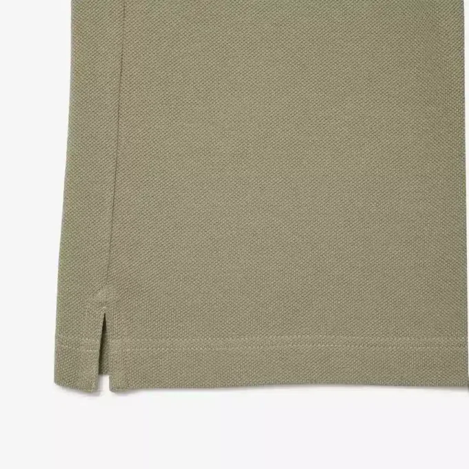 L.12.12 Piqué-polo voor heren met slanke pasvorm