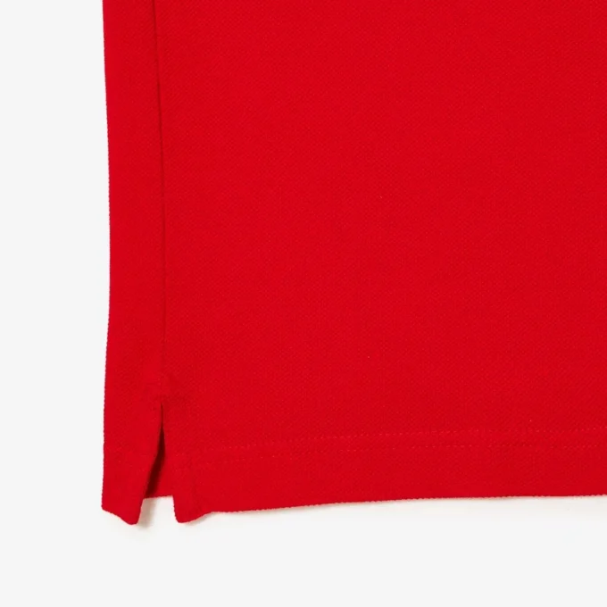 L.12.12 Piqué-polo voor heren met slanke pasvorm