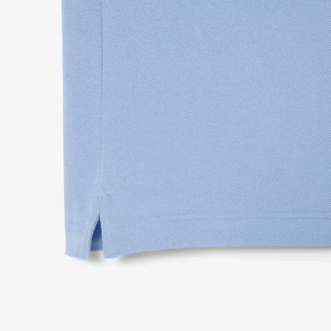 L.12.12 Piqué-polo voor heren met slanke pasvorm