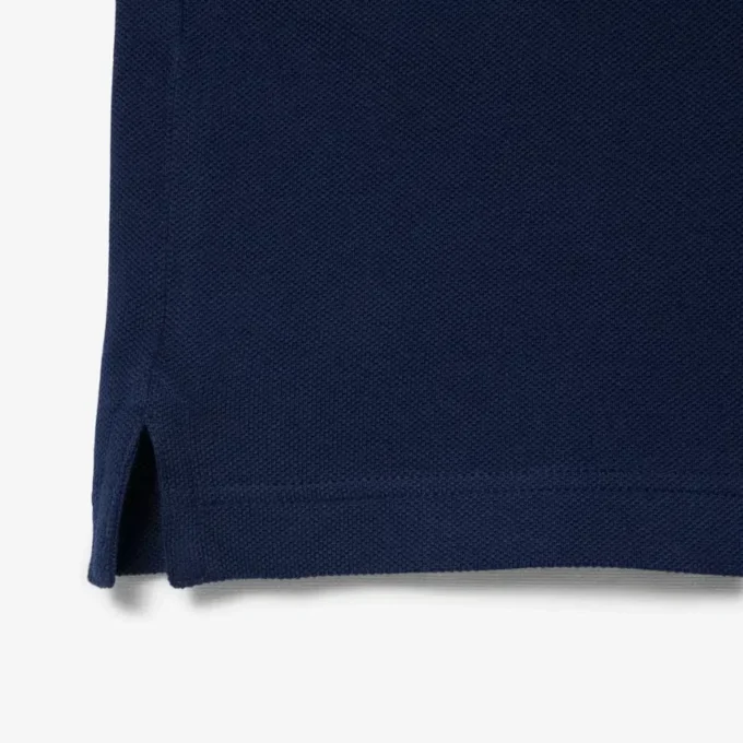 L.12.12 Piqué-polo voor heren met slanke pasvorm
