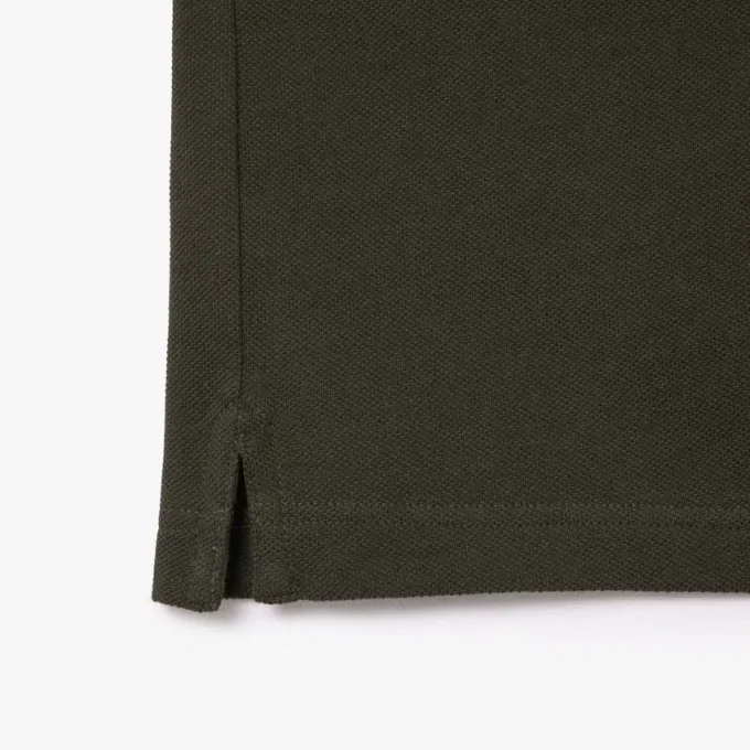 L.12.12 Piqué-polo voor heren met slanke pasvorm