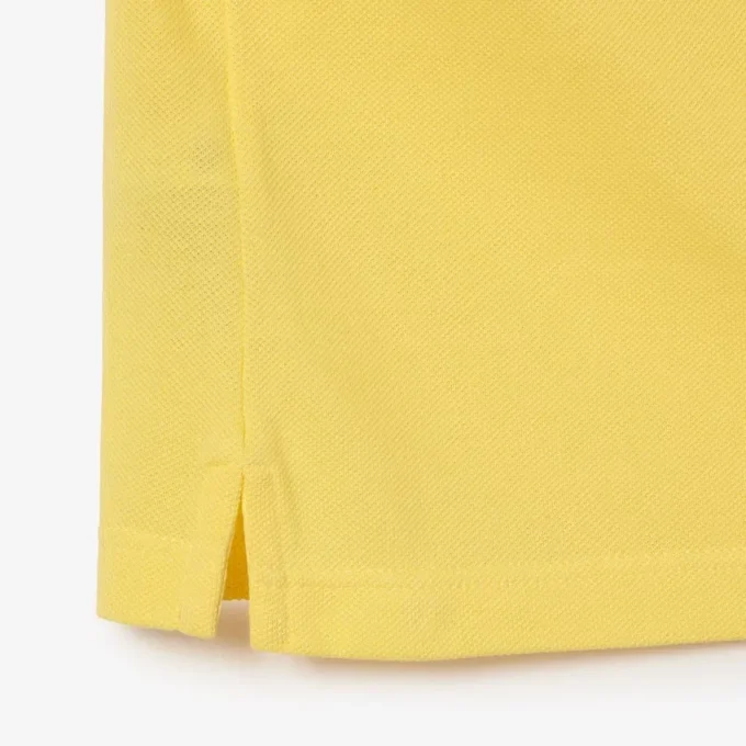 L.12.12 Piqué-polo voor heren met slanke pasvorm