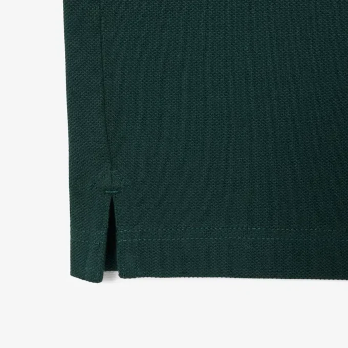 L.12.12 Piqué-polo voor heren met slanke pasvorm