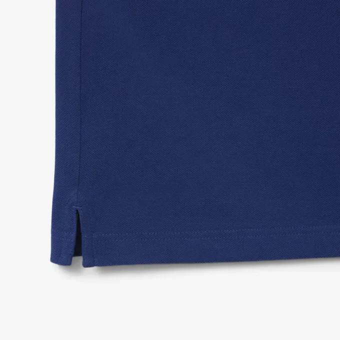 L.12.12 Piqué-polo voor heren met slanke pasvorm